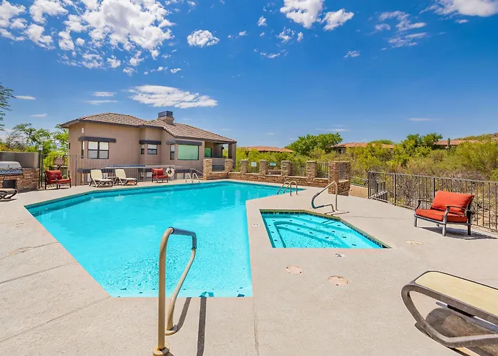 Apartament Spacious Retreat 3 King Beds Poolsspas, Mountain Views, Hikinggolf Tucson